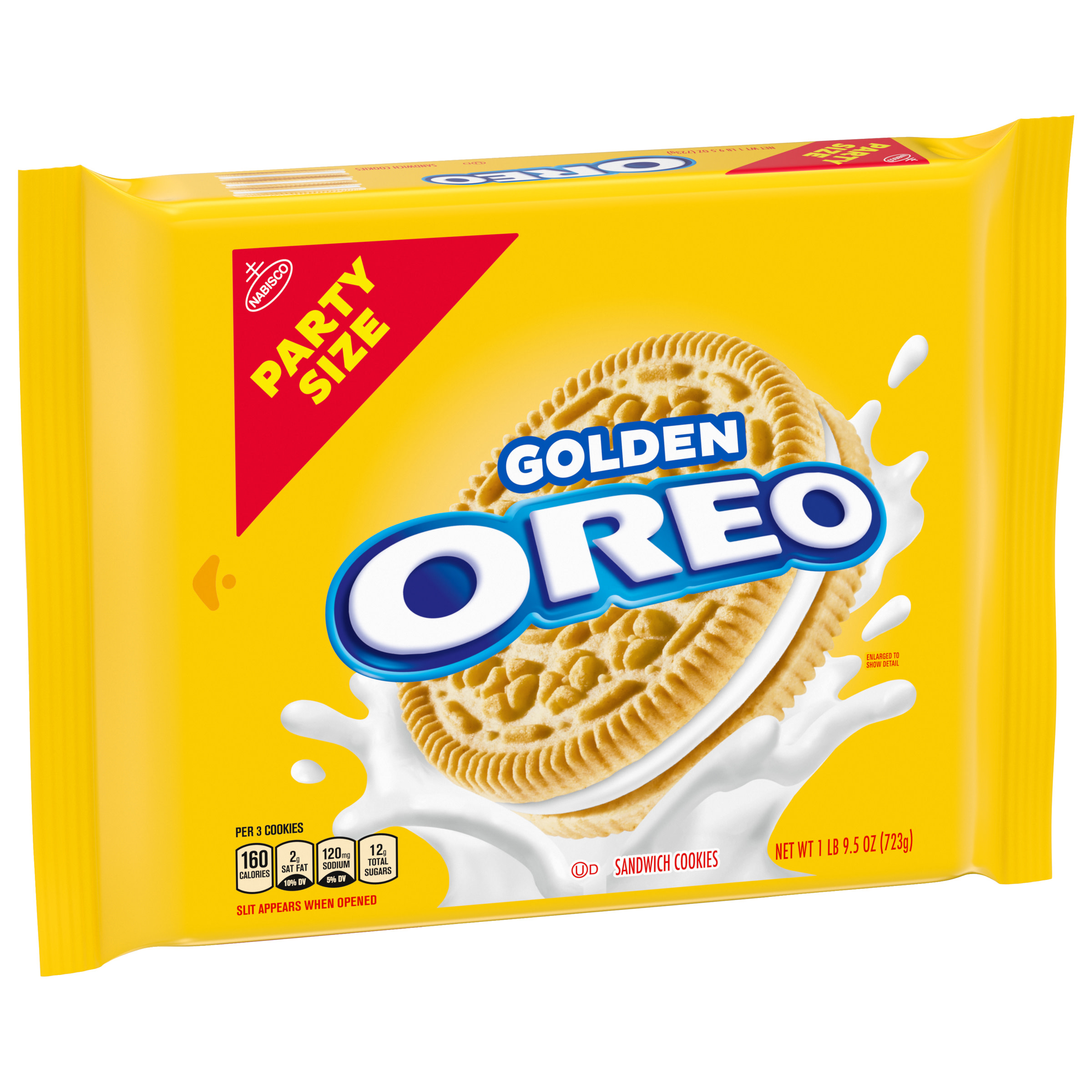 OREO Golden Sandwich Cookies, Party Size, 25.5 oz - Walmart.com