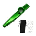 thumbnail image 2 of Bunblic Instrument à Vent avec Diaphragmes pour Enfants, Flûte Kazoo, Pratique Quotidienne, Vert, 2 of 8