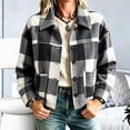 thumbnail image 4 of PiGOGI Womens Long Sleeve Cardigan Coat Button Front Jacket with Turndown Collar and Pockets Casual Soft Outerwear for Daily Wear, 4 of 6