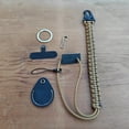thumbnail image 5 of Access Card Holder Braided Paracord Keychain with Carabiner Clip Heavy Duty Braided Lanyard Wallet Accessories Men Women Outdoor Activities Camping Fishing Hunting Camera Keychain, 5 of 8