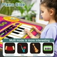 thumbnail image 4 of PRAGYM 1 Year Old Baby Gifts, Piano Mat Baby Toys for 1 Year Old Girl, 2 in 1 Toddler Music Mat with Keyboard & Drum, Early Educational Musical Toys First Birthday Gifts for 1 2 Year Old Girls & Boys, 4 of 7