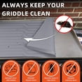 thumbnail image 3 of Babyfond 35.5” x 21.5” Griddle Silicone Grill Mats with Heat Proof Soft Handles, 3 of 6