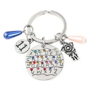 2Pcs Lovely Stranger Bag Charm Keychain, Cute Stranger Keyring for Fans Gifts, Alloy Pendant for All Ages, Ideal Gifts for Birthday Christmas New Year