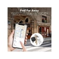 thumbnail image 5 of Air Tag Black 2 Pack Bluetooth Tracker Work With Apple Find My IOS Only Key Finder Item Locator Smart Tag Key Ring Lanyard For Keys Luggage Wallet Replaceable Battery, 5 of 5
