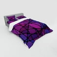 thumbnail image 3 of Ambesonne Abstract Bedding Set 3 Pcs, Amorphous Shapes Tile, Twin, Multicolor, 3 of 3
