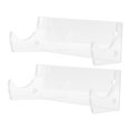 thumbnail image 4 of WEUVEB 2Pack Wall Mount Rolling Pin Holder Acrylic Space-saving Kitchen Organization 11.8X3.9X3In, 4 of 8