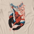 thumbnail image 3 of Marvel Spider-Man Web Slinging Vintage Men's T Shirt (Sand, S-XXXL), 3 of 4