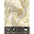 thumbnail image 7 of Yellow Flowers Cloth Napkins Set of 4 Reusable Dinner Napkins, Country Pastoral Floral Leaves Vines Cocktail Napkin Washable Table Napkins for Wedding/Holiday Party/Baby Shower 20"x20", 7 of 7