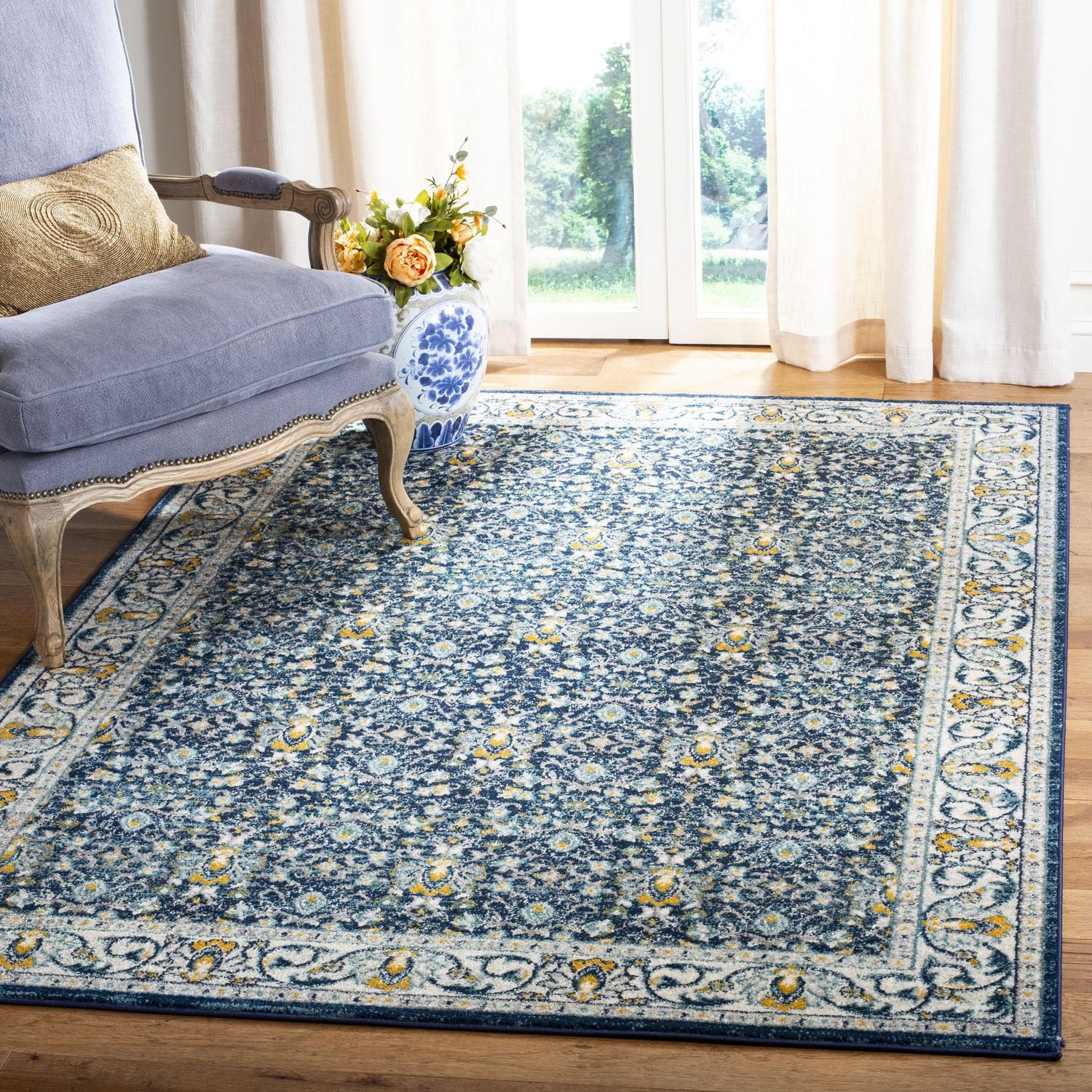 Safavieh Madison Julian Floral Bordered Area Rug