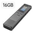 thumbnail image 1 of Graflsoa K66 Digital Voice Recorder with 16GB Built-in Card, 72-Hour Storage, 0.96" TFT Color Screen, 1536kbps Max Bitrate, Playback/Headphone/Voice Control/Gain Features, Rechargeable Battery, 1 of 6