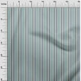 thumbnail image 2 of oneOone Georgette Viscose Fabric Multicolor Stripe Fabric Prints By Yard 42 Inch Wide, 2 of 4