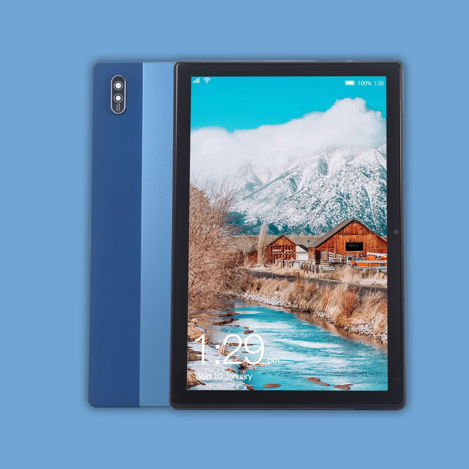 10-inch Android Tablet, MTK6750 Octa-Core Processor, 4GB RAM, 32GB Storage, 5MP Front & 13MP Rear Camera, SIM Support, WiFi, GPS