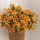 thumbnail image 3 of Flores Artificiales De Tela flor artificial de manzanilla amarilla de tela, margarita falsa, decoración para el hogar, accesorios para fotografía de bodas. Rkxzt, 3 of 8