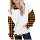 thumbnail image 2 of Sudadera con capucha para niños, cuello redondo, manga larga, ropa de abrigo para niños de talla mediana y grande, jersey, blusa de poliéster para niños, 2 of 5