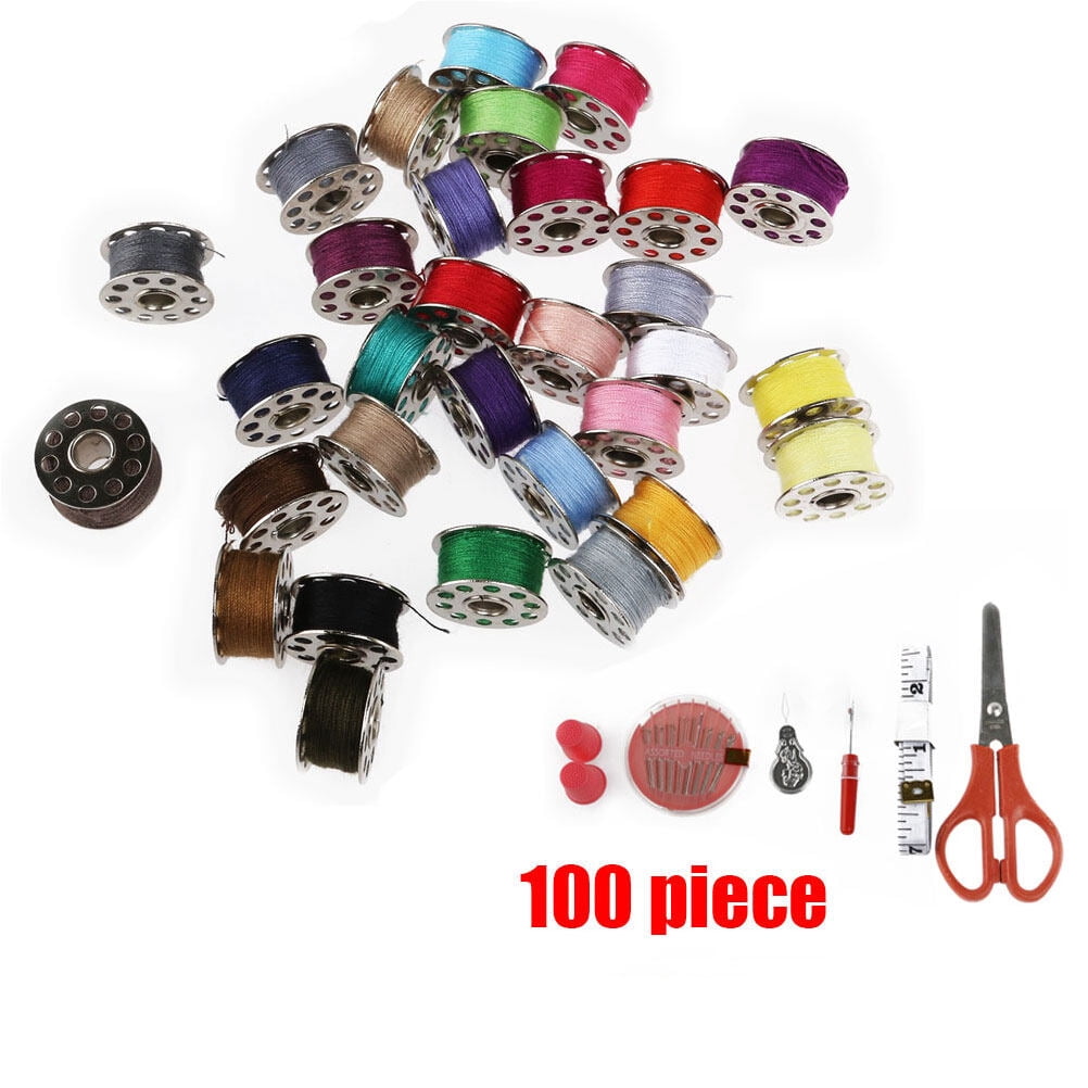 Raindrops 100-in-1 Sewing Machine Organizer Box with Travel Accessories Kit