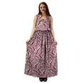 thumbnail image 1 of Peach Couture Robe Maxi Blouson Sans Manches pour Femmes Printemps et Été, 1 of 1
