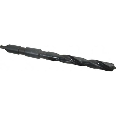 

Hertel 13/16 3MT 118° Point HSS Taper Shank Drill Bit Oxide Finish 6-1/8 Flute Length 10-3/4 OAL