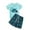 Light Blue, variant on Edvintorg Toddler Boys Cotton Clothing Sets Short Sleeve Tee and Shorts Sets Summer Beach Outfit Kids Clothes Boys