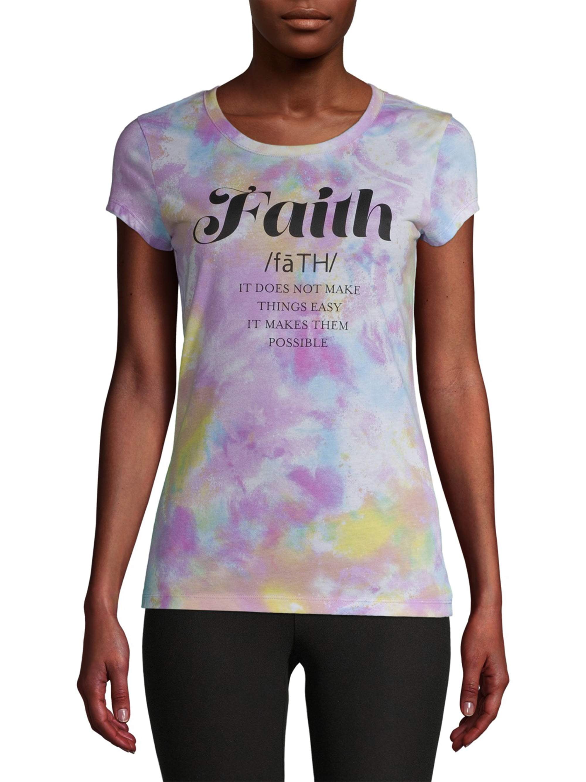 faith tie dye shirt