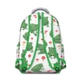 thumbnail image 4 of Cute Cartoon Frog and Mushroom Print Backpack for Student Durable Composite Oxford Cloth, Waterproof Scratch-Resistant, Comfortable Adjustable Straps, Multifunctional for School and Outdoors, 4 of 6