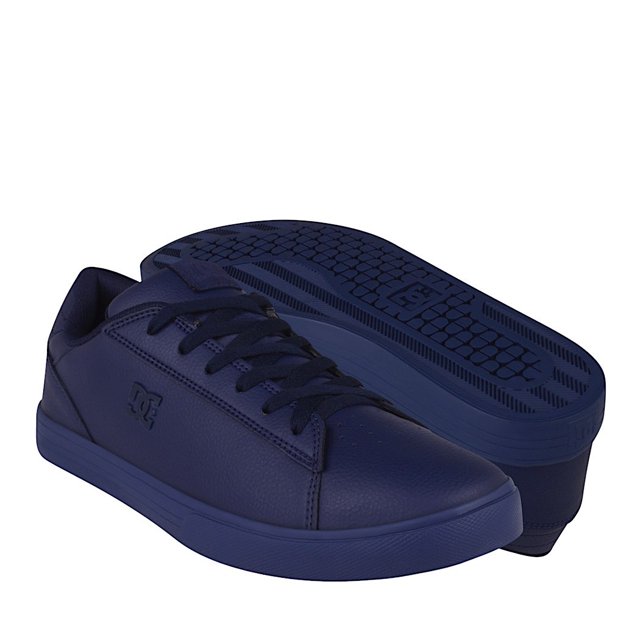 TENIS CABALLERO DC SHOES ADYS100500NGD SIMIPIEL AZUL DC Shoes ADYS100500NGD