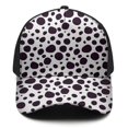 thumbnail image 3 of Leopard Print Baseball Cap Adjustable Size – Stylish Spliced Design Trucker Hat, Dad Hat with Full Print Front & Brim, Breathable Cotton Blend Snapback for Sports, Travel & Daily Wear, 3 of 3