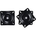 thumbnail image 1 of ZHAOCHENG Paquete de 2 placas giratorias de repuesto para taburete de Bar de 10 pulgadas, plato giratorio cuadrado giratorio de 360 grados para silla reclinable, 1 of 5