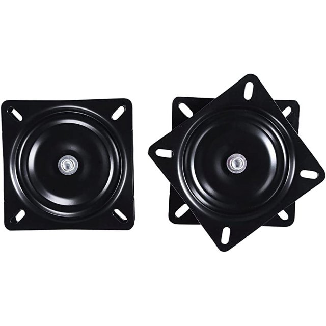 ZHAOCHENG Paquete de 2 placas giratorias de repuesto para taburete de Bar de 10 pulgadas, plato giratorio cuadrado giratorio de 360 grados para silla reclinable