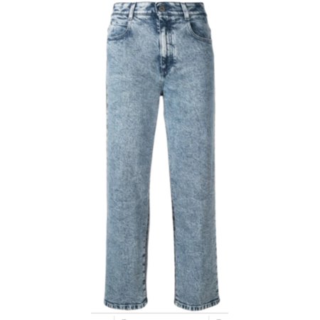 Stella McCartney Cropped high-rise jeans, Size 24