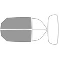 thumbnail image 2 of Rvinyl Window Tint Kit Compatible with Chrysler PT Cruiser 2004-2008 (Convertible) - Front Precut, 2 of 8