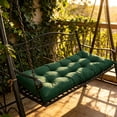 thumbnail image 4 of Coussin de Balançoire d'Extérieur Imperméable Coussin de Remplacement pour Meubles de Porche / Coussin d'Assise en Nylon pour Patio Terrasse Jardin / Coussin Résistant aux Intempéries pour Causeuse en Osier Chaise de Salle à Manger Usage Intérieur Extérieur, 4 of 6