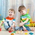 thumbnail image 3 of Stacking Toys for Toddlers 1-3 Montessori Shape Sorter Baby Toys 12-18 Months Wooden Block Educational Puzzle Toys for Kids Girls Boys 1 2 3 4 Year Old Preschool Learning Gifts, 3 of 6