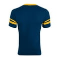 thumbnail image 2 of Augusta Sportswear Men's XL Augusta Sleeve Stripe Jersey, Navy/Gold, X-Large, 2 of 4