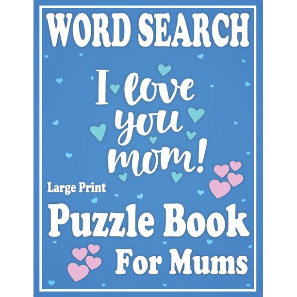 Word Search For Mums Large Size Word Search Puzzle BookHoliday Fun