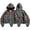 W002-Grey, variant on Men's Y2k Goth Graphic Zip Up Hoodies Long Sleeve Grunge Punk Graphic Print Streetwear Oversized Hooded Sweatshirt With Pocket W001-Beige XXXXL