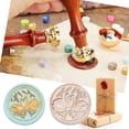 thumbnail image 1 of Estampilla Cabeza de sello de 25 mm Cabeza de cobre de esmalte de forma redonda clásica para tarjeta de boda (SG48), 1 of 8