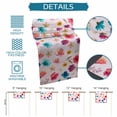 thumbnail image 6 of Colorful Flowers Table Runner 72 Inches, Spring Watercolor Floral Plant Pink Bed Runner Dresser Scarves Tabletop for Indoor Outdoor Parties/Ceremony/Banquet, 18" x 72", 6 of 9
