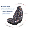 thumbnail image 3 of Uemuo Hawaiian Style Pattern Car Seat Covers for Front Seats Waterproof Seat Covers for Cars, Universal Auto Front Seats Protector Fits for Car-1, 3 of 6