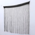 thumbnail image 2 of 1 unid Borlas Cortina de la ventana Sencilla cadena de la puerta Cortina de partición Cortina para el banquete de boda en casa Negro, 2 of 5