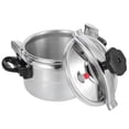 thumbnail image 4 of 3 Quart Premium Stainless Steel Pressure Cooker, Induction Compatible, Safe & Durable Small Pressure Cooker for 2-3 People, 4 of 10
