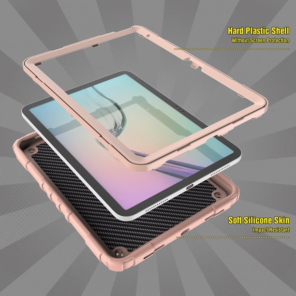 Dteck for iPad 9th/8th/7th Generation Case, 360 Rotating Stand