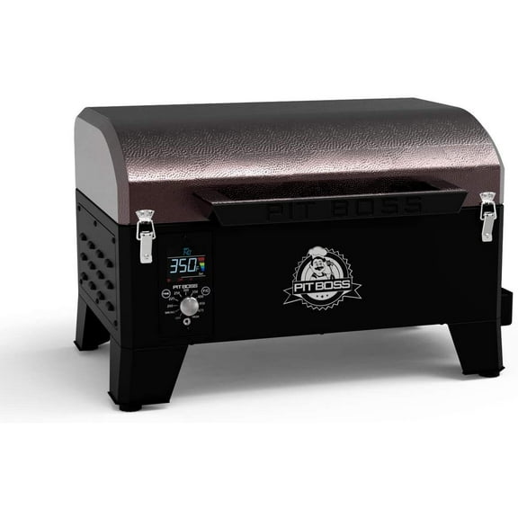 Pit Boss Portable Tabletop Pellet Grill, Mahogany