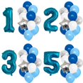 thumbnail image 2 of 12 piezas de globos de cumpleaños de aluminio con números 0, 1, 2, 3, 4, 5, 6, 7 y 8, globos decorativos de látex, confeti, suministros para fiestas de cumpleaños de bebés y niños, 2 of 5