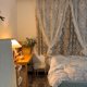 thumbnail image 5 of Cortina rococó con volantes, sala de estar, dormitorio, jardín, cortina corta, media cortina para ventana salediza, 5 of 7