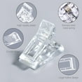 thumbnail image 5 of Emlimny 20 Pcs Building Nail Tips Clip,Reusable Nail Forms Clips Lightweight Durable Finger Clamps Transparent Nail Tips Extension Stickers for Gel & Acrylic Nails DIY Manicure Art Tool Kit, 5 of 7