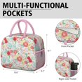thumbnail image 6 of Obrewu Pioneer Flower Lunch Bag for Adult, Insulated, Leakproof, Oxford Cloth, 6 of 7