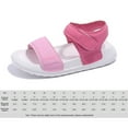 thumbnail image 2 of Toes abiertos zapatos planos sandalias para niños sandalias de verano sin deslizamiento suela (32) rojo, 2 of 9