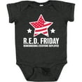 thumbnail image 3 of Inktastic Red Friday Remembering Everyone Deployed with Red American Flag Boys or Girls Baby Bodysuit, 3 of 5