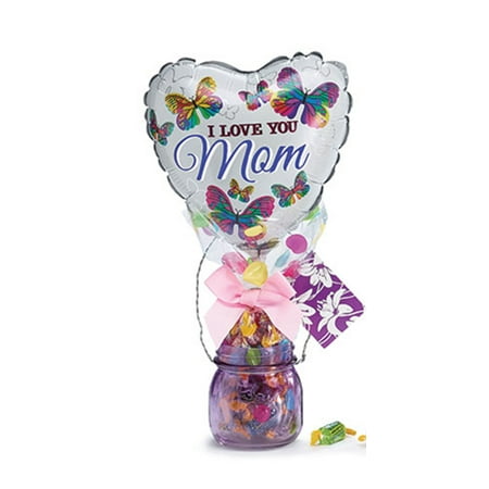 Happy Mothers Day Purple Candy Vase