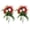 2A, variant on KOYPTL 2 Sets Artificial Cemetery Flowers, Memorial Flowers for Gravesite, Red Roses Lily Bouquet, Memorial Day Mother's Day Grave Decorations